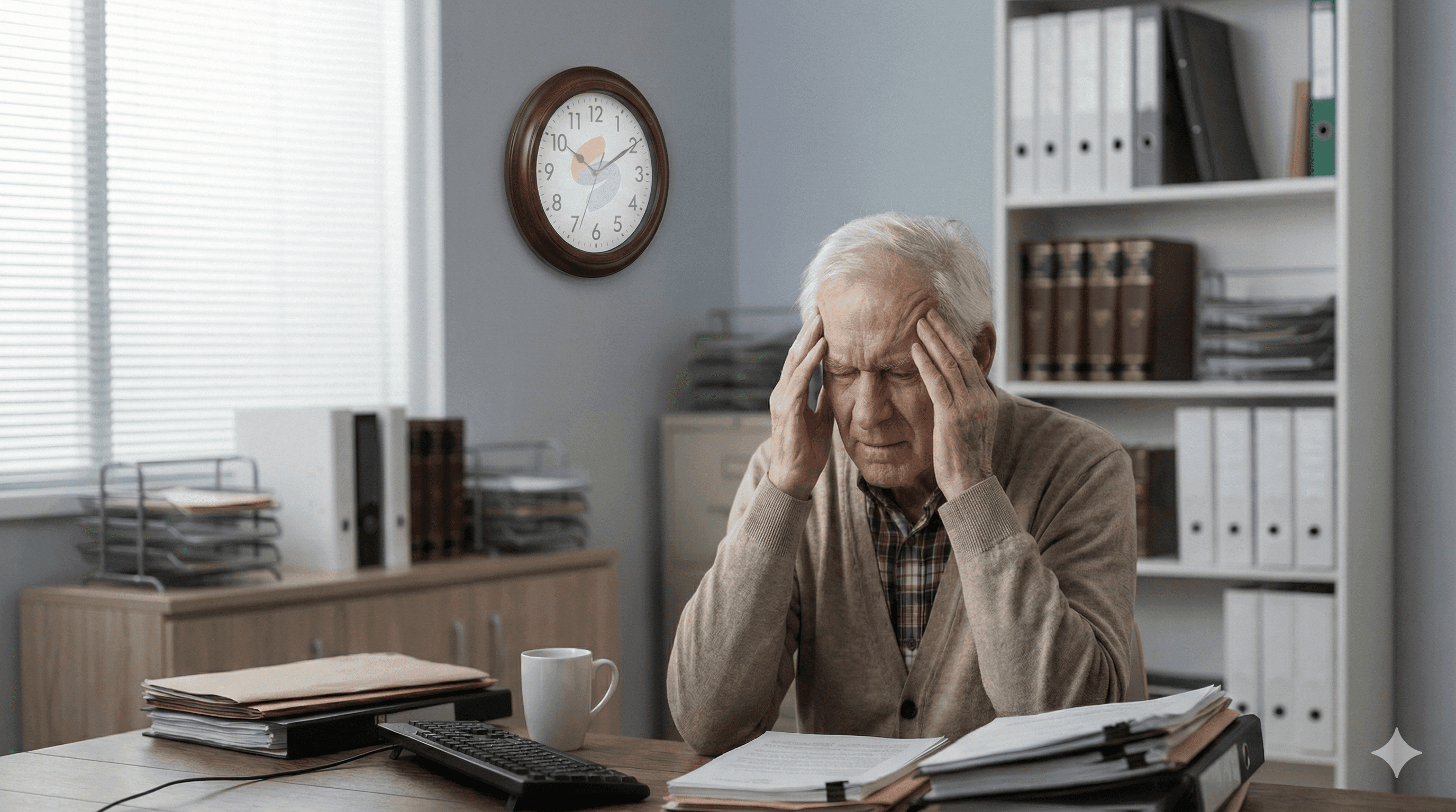 Person experiencing the symptoms of Severalgia